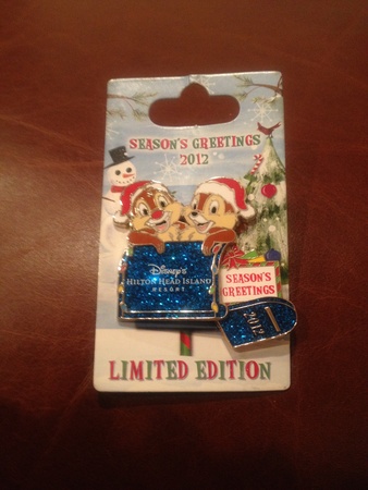 WDW - Season Greetings 2012 - Disney's Hilton Head Island Resort - Chip & Dale view 2