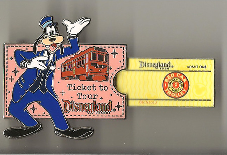 Annual Passholder - Tour the Lore - Goofy with Red Car Trolley Ticket view 2