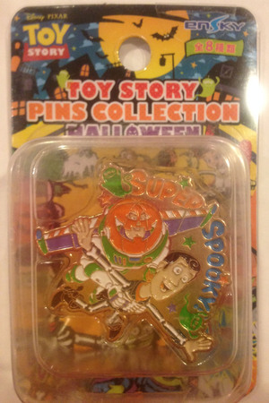 Toy Story Halloween Pins Collection - Buzz Lightyear and Woody Super Spooky