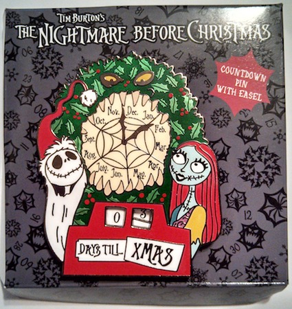 Nightmare Before Christmas Countdown Pin with Easel