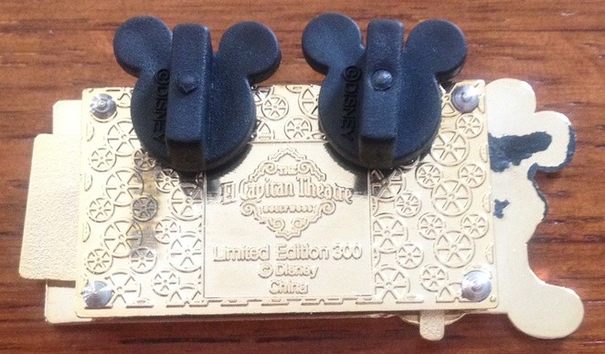 El Capitan Theatre Ticket Pin - Frozen view 3