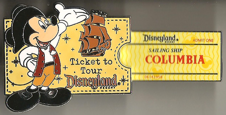 Annual Passholder - Tour the Lore - Mickey with Sailing Ship Columbia Ticket