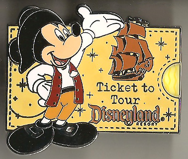 Annual Passholder - Tour the Lore - Mickey with Sailing Ship Columbia Ticket view 2