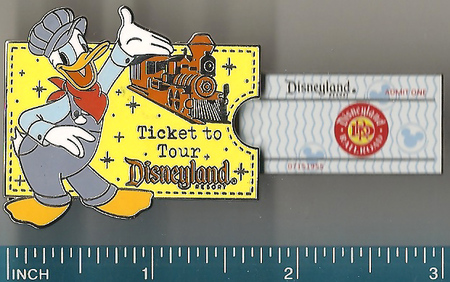 Annual Passholder - Tour the Lore - Donald with Disneyland Railroad Ticket