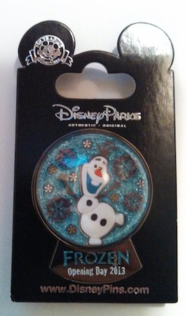 Disney's Frozen Opening Day Olaf Pin