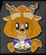 WDI - Beauty and the Beast Adorbs Mystery Pin Set - Beast view 2