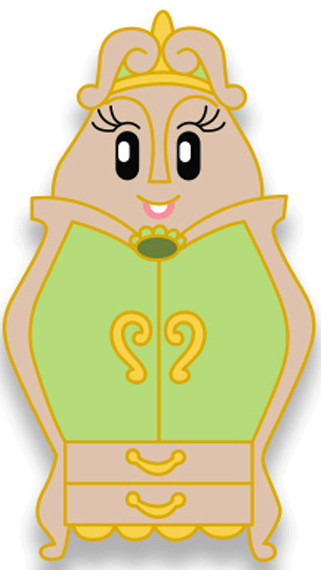 WDI - Beauty and the Beast Adorbs Mystery Pin Set - Wardrobe
