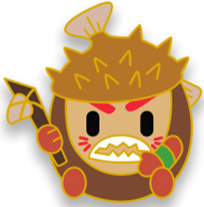 WDI - Moana Adorbs Mystery Pin Set - Kakamora Spiked Fish Head