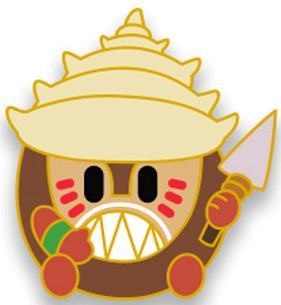 WDI - Moana Adorbs Mystery Pin Set - Kakamora Shell Head
