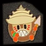 WDI - Moana Adorbs Mystery Pin Set - Kakamora Shell Head view 2