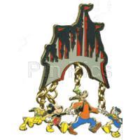 Magic Kingdom Castle- Gray ( Dangle)