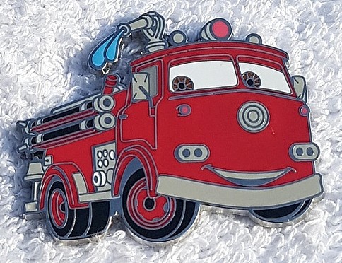 Cars - Red Fire Engine Truck view 2