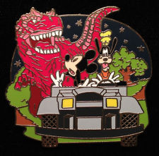 WDW - Walt Disney World® Attractions - Mystery Pin Collection - 2 Pin Set (Dinosaur Attraction with Goofy & Mickey Only)