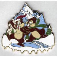 WDW - Walt Disney World® Attractions - Mystery Pin Collection - 2 Pin Set (Expedition Everest with Chip & Dale Only)