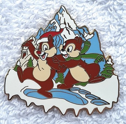 WDW - Walt Disney World® Attractions - Mystery Pin Collection - 2 Pin Set (Expedition Everest with Chip & Dale Only) view 2
