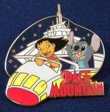 WDW - Walt Disney World® Attractions - Mystery Pin Collection - 2 Pin Set (Space Mountain Only)