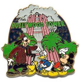 WDW - Walt Disney World® Attractions - Mystery Pin Collection - 2 Pin Set (Hollywood Tower Hotel Only)