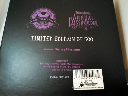 Tim Burton's The Nightmare Before Christmas In Disneyland - AP Jumbo Pin view 4