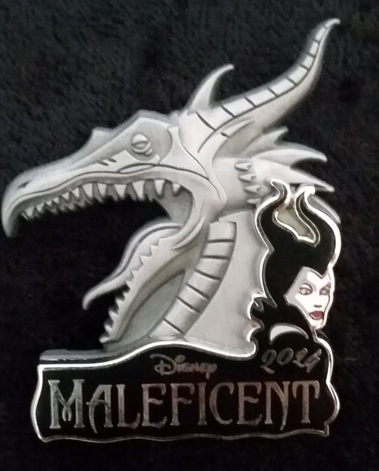Maleficent Film Opening Day Pin view 2